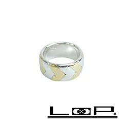 ティファニー ■新同■磨き済■ コンビ リング 指輪 アクセサリー ゴールド シルバー SV925 K18 YG750 13.6g 14号 【500879】3