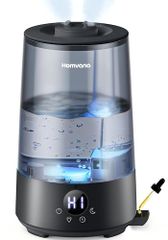 Free Shipping! Homvana Aroma Humidifier - [2025 New Arrival] 3-in-1 16dB Design: 3.6L Top-Fill, Double Outlets, Large Capacity, Energy-Saving, 25 Hours of Continuous Operation, Suitable for Rooms up to 18 Tatami Mats, Dry-Run Prevention, Stylish, 7-Color LED Light, Aroma Diffuser for Bedrooms and Tabletops