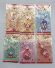 MR-01997 初音ミク ラバーキーホルダー ダイナー柄 全6種コンプリートセット