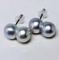 大粒 8.8mm あこや真珠 ピアス あこやパール ピアス ピンク系 65 
