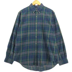 古着 ラルフローレン Ralph Lauren 長袖 ボタンダウンチェックシャツ メンズL相当/eaa515282