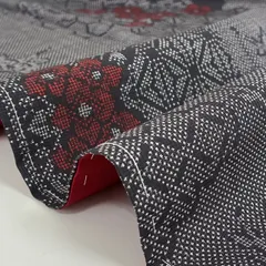 本場大島紬 一元式 泥染 素敵な絣柄 正絹 着物 MK-3218