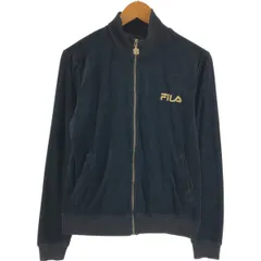 古着 フィラ FILA ベロア ジャージ トラックジャケット レディースM相当/eaa524610