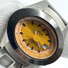動作品　SEIKO　セイコー　アルバ AKA V782-5A40 時計 腕時計 メンズ　オレンジ文字盤　クォーツ