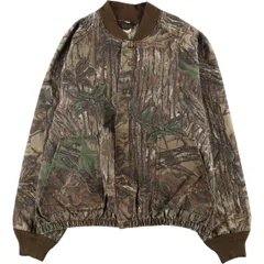 古着 90年代 LIBERTY 迷彩柄 リアルツリーカモ コットンブルゾン USA製 メンズXL相当 ヴィンテージ/eaa523477