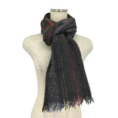 ファリエロサルティ Faliero Sarti 大判 チェックマフラー レディース 表記無 のサムネイル