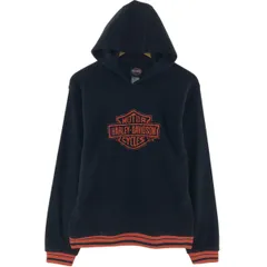 古着 ハーレーダビッドソン Harley-Davidson フリースプルオーバーパーカー レディースXL相当/eaa512258
