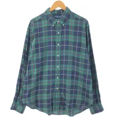 古着 ラルフローレン Ralph Lauren CLASSIC FIT 長袖 ボタンダウンチェックシャツ メンズXL相当/eaa539302