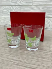 【未使用】Baccarat バカラ 蝶 グラス タンブラー ペアセット