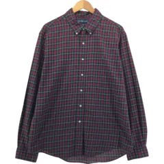 古着 ラルフローレン Ralph Lauren CUSTOM FIT 長袖 ボタンダウンチェックシャツ メンズXXL相当/eaa550411