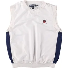 古着 90年代 ラルフローレン Ralph Lauren POLO GOLF ポロゴルフ Vネック ウォームアップベスト メンズM相当 ヴィンテージ/eaa557100