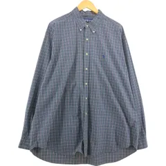 古着 ラルフローレン Ralph Lauren BLAKE 長袖 ボタンダウンチェックシャツ メンズXXL相当/eaa557749