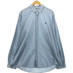 古着 ラルフローレン Ralph Lauren 長袖 ボタンダウンチェックシャツ メンズXXL相当/eaa558099