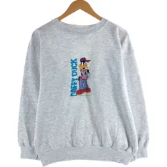 古着 90年代 タルテックス TULTEX LOONEY TUNES ルーニーテューンズ DAFFY DUCK ダフィーダック キャラクタースウェットシャツ/eaa562814