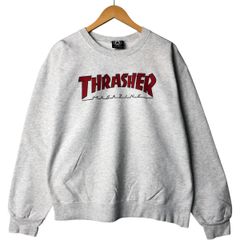 90s THRASHER スラッシャー USA製 Jerzees スウェットL 90s THRASHER スラッシャー USA製 Jerzees スウェットL - メルカリ