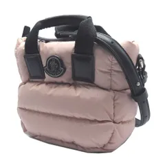 【新品】モンクレール バッグ トートバッグ MONCLER モンクレ 「MICRO CARADOC」 ナイロン レザー ダウン マイクロ トート ミニトート 2WAY 斜めがけ 5L00009 M4422 アウトレット レディース 送料無料