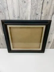 E 最終価格【保管品】額縁 木製フレーム ヴィンテージ アンティーク 芸術 アート 壁掛け ブラック おしゃれ