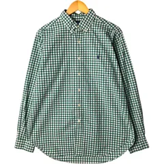 古着 ラルフローレン Ralph Lauren CLASSIC FIT ギンガムチェック 長袖 ボタンダウンチェックシャツ メンズL相当/eaa574090