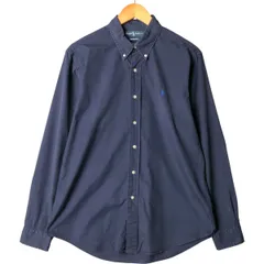 古着 ラルフローレン Ralph Lauren CUSTOM FIT 長袖 ボタンダウンシャツ メンズL相当/eaa584540
