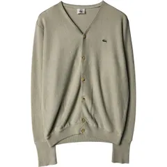 古着 ラコステ LACOSTE ウールニットカーディガン メンズXL相当/eaa588129