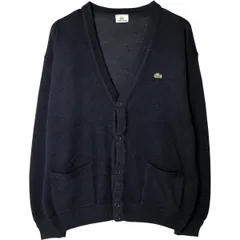 古着 ラコステ LACOSTE ウールニットカーディガン メンズXL相当/eaa588131