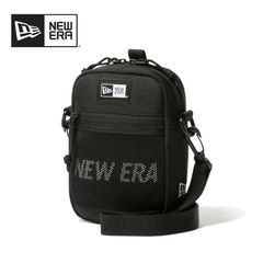 NEW ERA ショルダーバッグ ブラック ロゴストラップ 新日本プロレス 