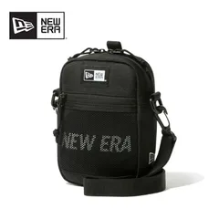 [新品] NEW ERA/ニューエラ ショルダーポーチ 1.7L プリントロゴ ブラック × ホワイト