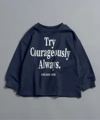 WEB限定 シンプルロゴTシャツ　BREEZE J106956　ネイビーブルー