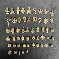 チベットの黄色の小品と金剛杵背雲、菩提樹のビーズブレスレットDIYペンダント