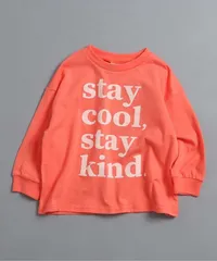 WEB限定 シンプルロゴTシャツ　BREEZE J106956　オレンジ