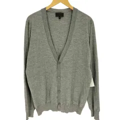 エンポリオアルマーニ EMPORIO ARMANI 24AW Plain-knit  virgin-wool V-neck cardigan プレーンニット、バージンウールVネックカーディガン メンズ EUR：52 