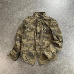ZARA BASIC Camouflage Military Jacket ザラ ベーシック 長袖 ミリタリー フィールド ジャケット スタンドカラー ストレッチ ストーン カモフラ 迷彩柄 レディース