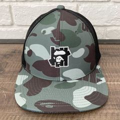BAPE ADIDAS CAMO MESH CAP ape キャップ - メルカリ