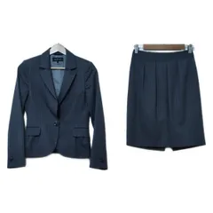 INDIVI(インディビ) スカートスーツ レディース - グレー ストライプ