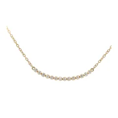 アーカー ビリーブユー ダイヤモンド ネックレス 0.10ct K18YG(18金 イエローゴールド) 質屋出品