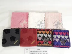 ジルスチュアート マリークヮント アナスイ タオルハンカチ 計7点セット 【J99】