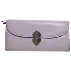 Kate Spade (ケイトスペード) 二つ折り長財布 ロングウォレット カードケース グレージュ レザー レディース