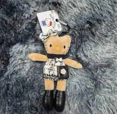 ツイード ロング ハローキティ キーホルダー 新品