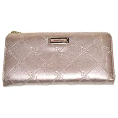 PINKY&DIANNE (ピンキーアンドダイアン) ロングウォレット 長財布 カードケース メタリックピンク ゴールド金具