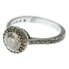 SWAROVSKI (スワロフスキー) ラウンドストーン リング 指輪 シルバー