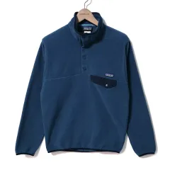 S パタゴニア Synchilla（シンチラ） スナップT ブルー