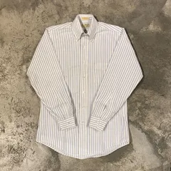 80s~90s L.L.Bean L/S STRIPE OXFORD-SHIRT エルエルビーン 長袖 ストライプ オックスフォード シャツ メンズ 14 1/2 Mサイズ 古着 ヴィンテージ アウトドア USA製