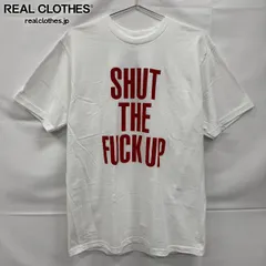 【未使用】Supreme×NUMBER(N)INE/シュプリーム×ナンバーナイン【25AW】Shut Up Tee/シャット アップ 半袖Tシャツ/ホワイト/L
