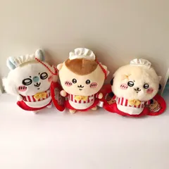 ちいかわレストラン ホール担当なマスコット モモンガ ラッコ くりまんじゅう【I1915-007】110