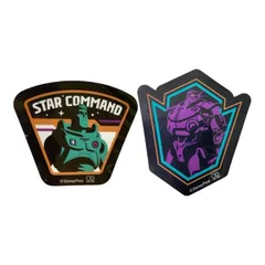 ディズニー トイ・ストーリー ステッカー バズ・ライトイヤー バズ柄、ザーグ柄セット