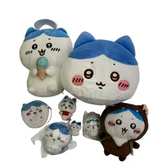 186001  ちいかわ ハチワレ　ぬいぐるみ 8点まとめ売り