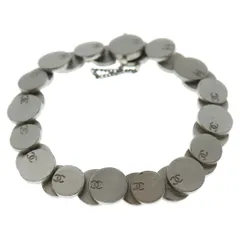 CHANEL (シャネル) ココマーク ミニタイルチェーンバングル シルバー 99C