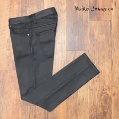 Nudie Jeans/31サイズ/デニムパンツ GRIM TIM 113505 BACK 2 BLACK スリムストレート 定番 万能 イタリア製 上質 大人 新品/黒/ブラック/kt133/
