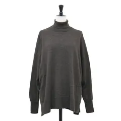 【美品】JOURNAL STANDARD relume ジャーナルスタンダード ニット ダークブラウン サイズ:FREE | 25秋冬 ウール ワイド タートルネック ニット | プルオーバー 長袖 オーバーサイズ | トップス セーター【レディース】【中古】