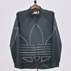 アディダス ビックロゴ ジップアップ トラックジャケット